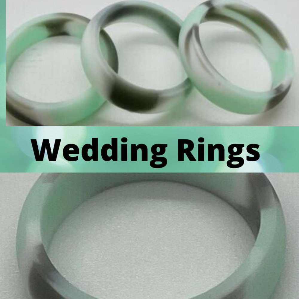 Wedding Rings For Women-MINT CHIP CAMO